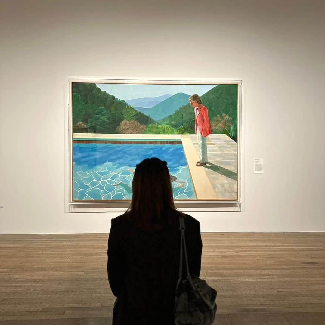 杉山セリナのインスタグラム：「アートをふんだんに楽しめるって贅沢ですね🩷  #london  #tatemodern  #picasso #davidhockney #cecilybrown #francisbacon」