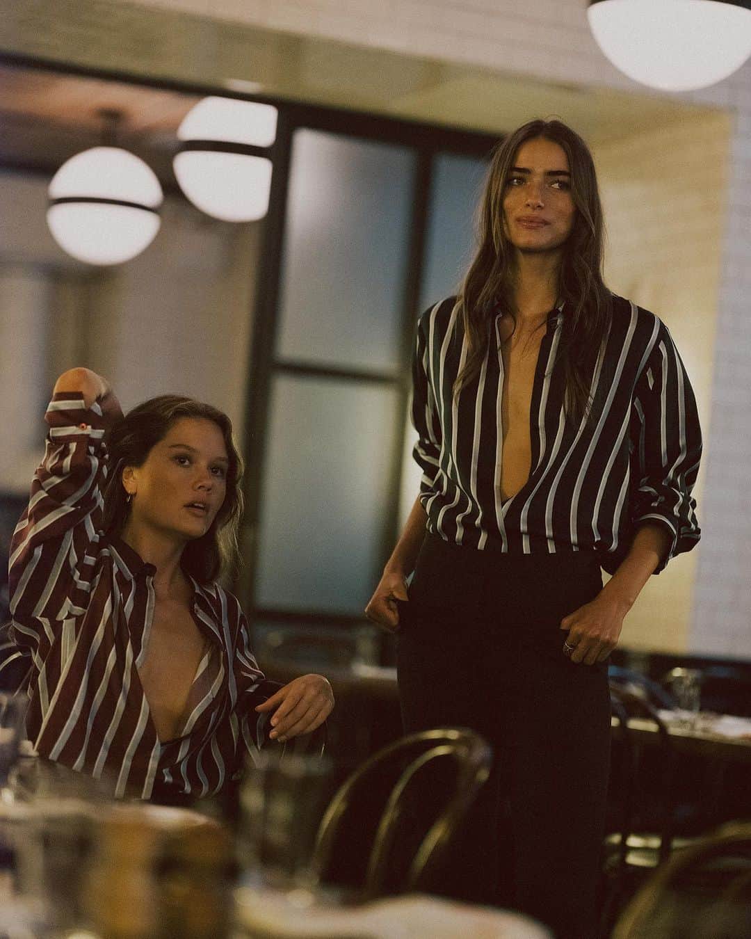 シューマッハのインスタグラム：「The NYFW Edit, captured by @kat_in_nyc 🤍  #dorotheeschumacher #newcollection #NYFW #newyork #TheFutureIsHers  Photographer - @kat_in_nyc  Assistant - Ros Hayes @_whiteprince_  Styling - dy‘amond breedlove @dyamondbreedlovenyc  Makeup - Dalia Younan @daliaymakeup  Hair - Henry de la Paz @henrydelapaz  Models - Sam Saba @samantha__saba & Tessa Jean @tessa.j」