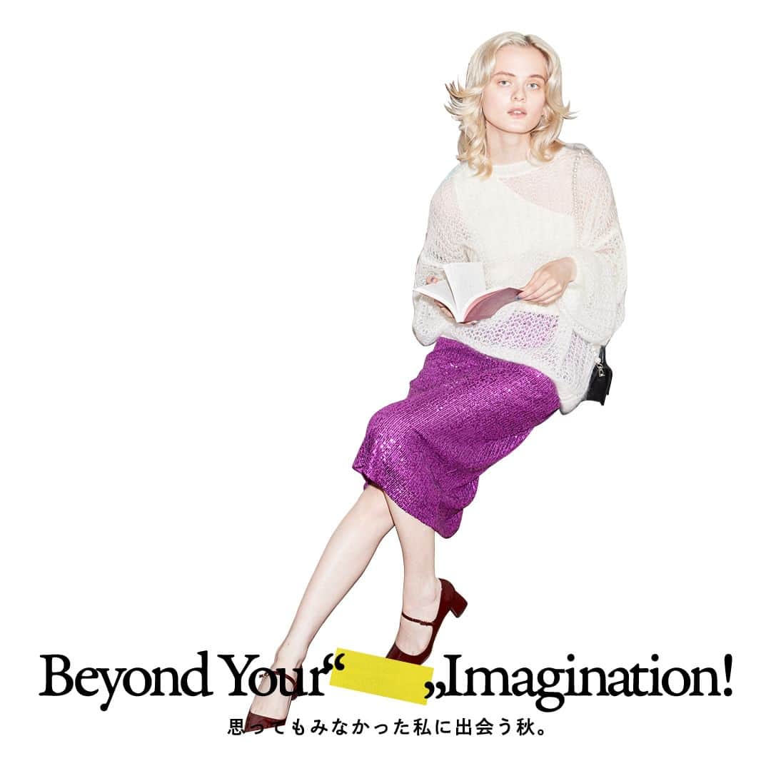 のインスタグラム：「LUMINE IKEBUKURO 2023 AUTUMN/WINTER  Beyond Your“　”Imagination! -思ってもみなかった私に出会う秋。-  自分の想像を超えて、あたらしい季節とあたらしい出会いを。 想像力を刺激して見たこともない感じたこともない、あたらしい発想の出会いをルミネ池袋で体感してみませんか。そんなあたらしい出会いは、あなたの毎日をさらにワクワクさせます。 8月1日（火）〜8月31日（木）まで、ルミネ池袋館内ではAWシーズンビジュアルの世界観を表現したマネキンを展示いたします。  knit tops ¥15,950 ADAM ET ROPÉ【2F】  〈HEALTH KNIT〉inner ¥4,950 ATELIER Spick & Span【B1F】(FRAMeWORK)  〈HEALTH KNIT〉skirt ¥25,300 ATELIER Spick & Span【B1F】(FRAMeWORK)  〈Para ele〉shoes ¥52,800 IENA【B1F】  ※価格は全て税込です。  #ルミネ池袋 #LUMINEIKEBUKURO #ATELIERSpickandSpan #IENA」