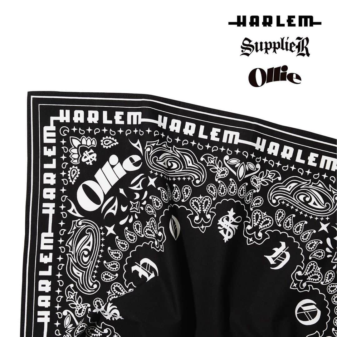 Olliemagazineのインスタグラム：「【EVENT INFO】 Ollie × Supplier × HARLEM @olliemagazine  @supplier_official  @clubharlem   9月17日(日･祝前日）に渋谷Harlemにてイベントを開催にともない、限定前売りグッツを発売！ グッツをご購入のお客様はエントランスフリー（別途＋1ドリンク代￥1,000）にてご入場いただけます。  ご購入者は当日、エントランスにてお名前と注文IDを照会させていただきます。 （購入完了画面のスクリーンショットをご用意ください） 照会完了後、バンダナをお渡しいたします。 ※エントランスにて、別途１ドリンク代（￥1,000）を頂戴いたします。 ※イベントへご来場不可のお客様は後日ヤマトDM便にてお届けいたします。  お求めの方はプロフィールリンクBASEより。  日付　2023年9月17日(日、祝前日) 場所　〒150-0044 東京都渋谷区円山町２−４ club HARLEM 時間　23:00 open」