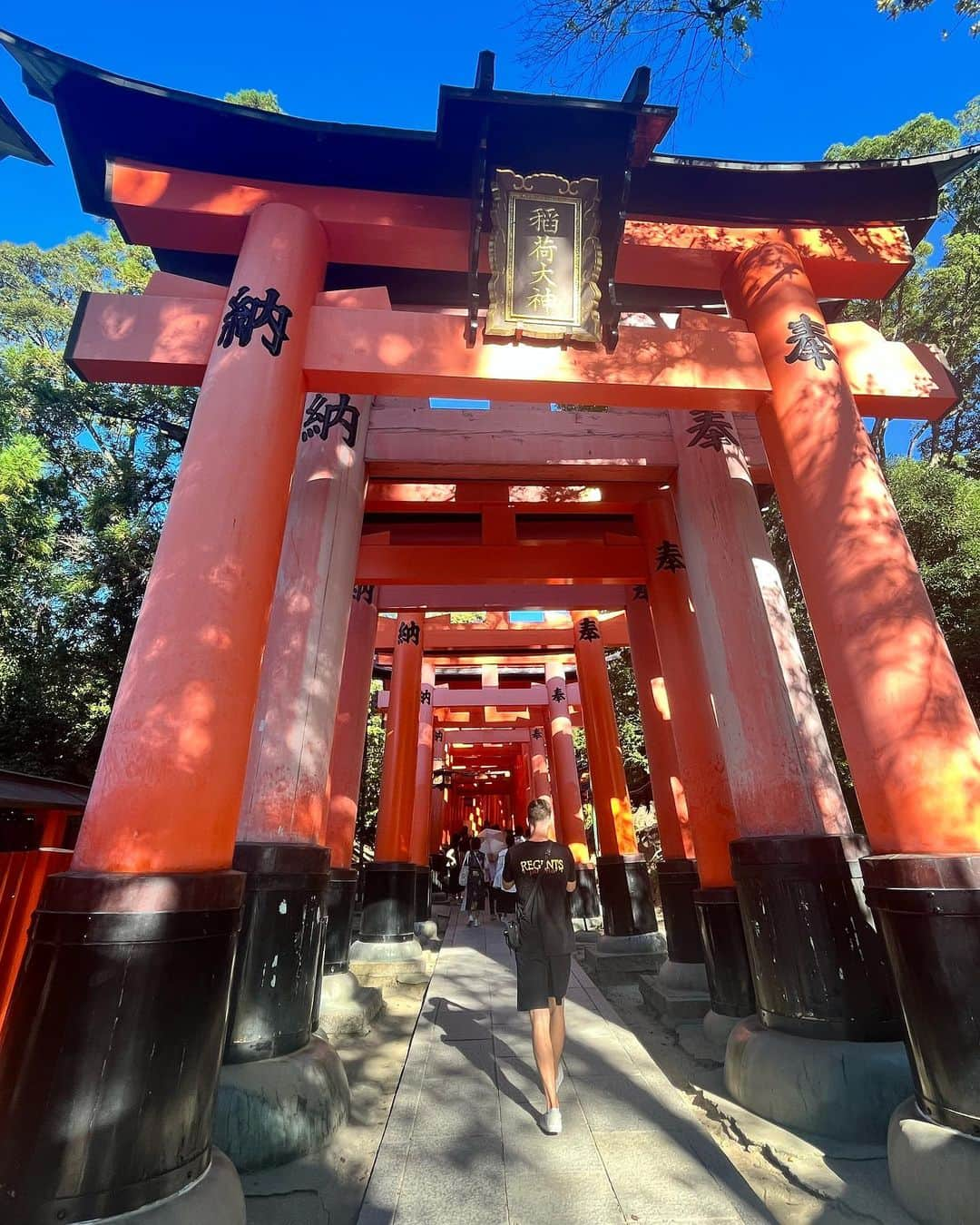 あいりさんのインスタグラム写真 - (あいりInstagram)「2年間行方不明だった お気に入りの服🥲🍂笑 @united_tokyo 実家にありまちた😗  . 伏見稲荷大社行ってきたよー⛩️ きつねの顔書くやつ やりたかったのにやってなかった。。 しっかり神様にお願い事してきたけど お願いごとありすぎて ちゃんと伝わったかな👼😗笑 . 屋台あったり近くにいっぱいお店も でてるから1、2時間は楽しめる スポットです💁‍♀️♡  . . #fashion #ootd #unitedtokyo  #ファッション #秋服 #秋服コーデ  #ユナイテッドトウキョウ  #セットアップ #バレンティノ  #valentino #スニーカー #ルイヴィトン  #カバン #louisvuitton #京都 #京都観光 #伏見稲荷大社 #伏見  #instagood #instalike #followme」9月8日 18時05分 - gtamtgat