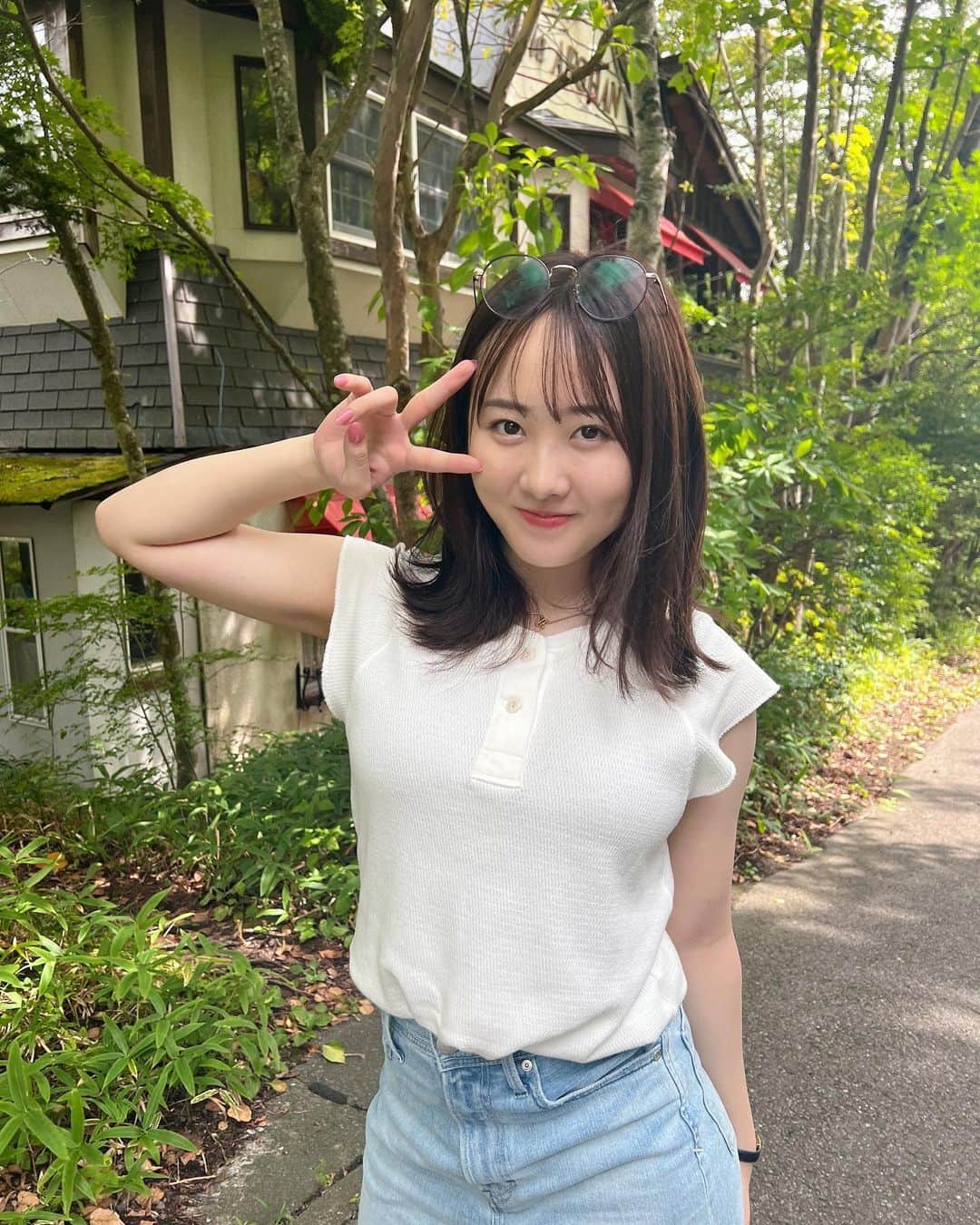 本田望結さんのインスタグラム写真 - (本田望結Instagram)「夏休みは毎年恒例の場所へ☀️  #滝沢牧場」9月8日 18時39分 - miyu_honda_official