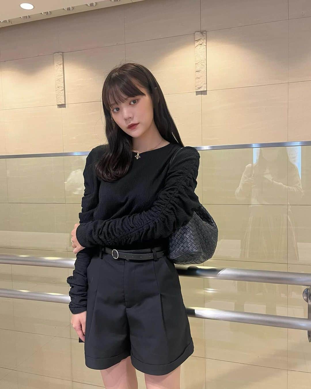 木村なつみのインスタグラム：「本日のきむら 私服で脚を出すのは何年振りかしら😳」