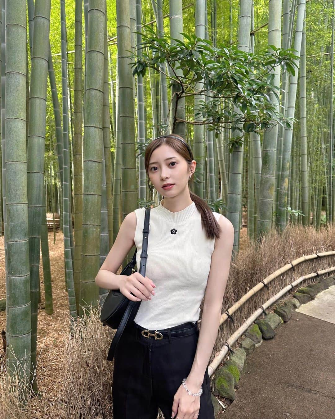 松川星さんのインスタグラム写真 - (松川星Instagram)「⁡ 報国寺へ🎋 竹と緑に癒された…♡」9月8日 19時05分 - akarin__rin
