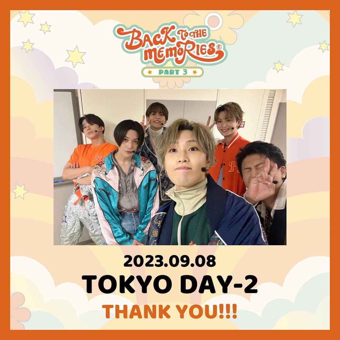 FANTASTICS from EXILE TRIBEさんのインスタグラム写真 - (FANTASTICS from EXILE TRIBEInstagram)「. BACK TO THE MEMORIES PART3  TOKYO DAY-2🎪  #FANTASTICS #FANTASTIC6  #BTTM」9月8日 20時58分 - fantastics_fext