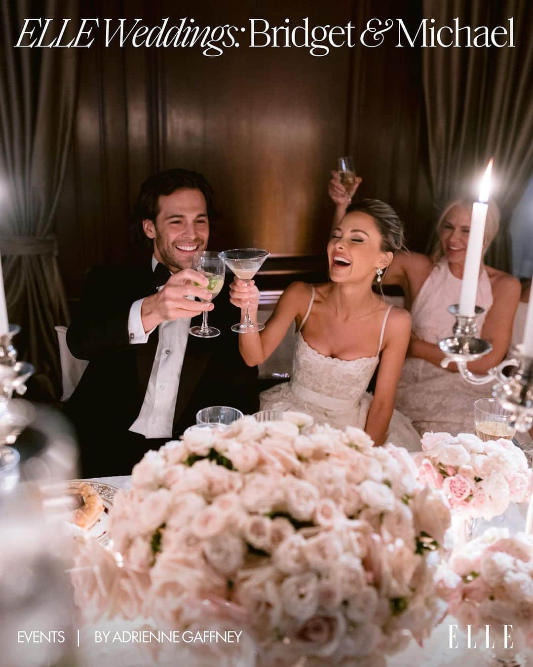 ELLE Magazineさんのインスタグラム写真 - (ELLE MagazineInstagram)「Bridget Bahl and Mike Chiodo wanted a New York wedding. A very New York wedding. Though the couple is now primarily based in Dallas, they met there and wanted to show it to their families in the most beautiful way possible. Go behind the scenes of their viral celebration at the link in bio. ❤️  Bridget Bahl @bridget  Michael Chiodo @drmikechiodo  Planning: Laurie Arons @lauriearons Design: Birch Event Design @bircheventdesign Photography: Jose Villa @josevilla Videography: Peyton Frank @peytonfrank Stylist: Micaela Erlanger @micaela Custom bridesmaid gowns: The Bar @the______bar Custom flower girl + page boy outfits: Doloris Petunia @dolorispetunia Social coverage: Follow the Bride @followthebride_」9月8日 21時04分 - elleusa