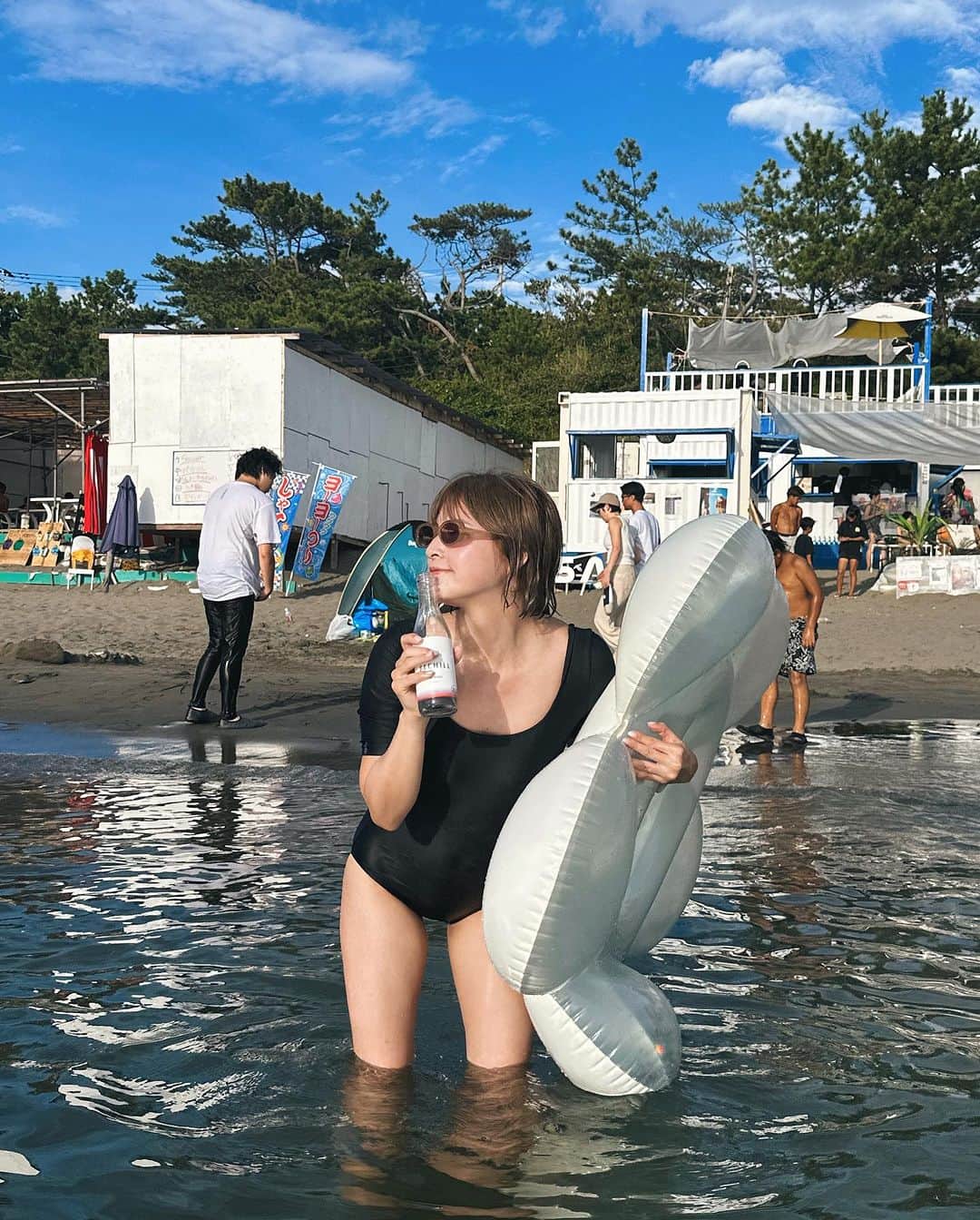 えなちぃのインスタグラム：「まだまだ夏の投稿続きそう☀️」