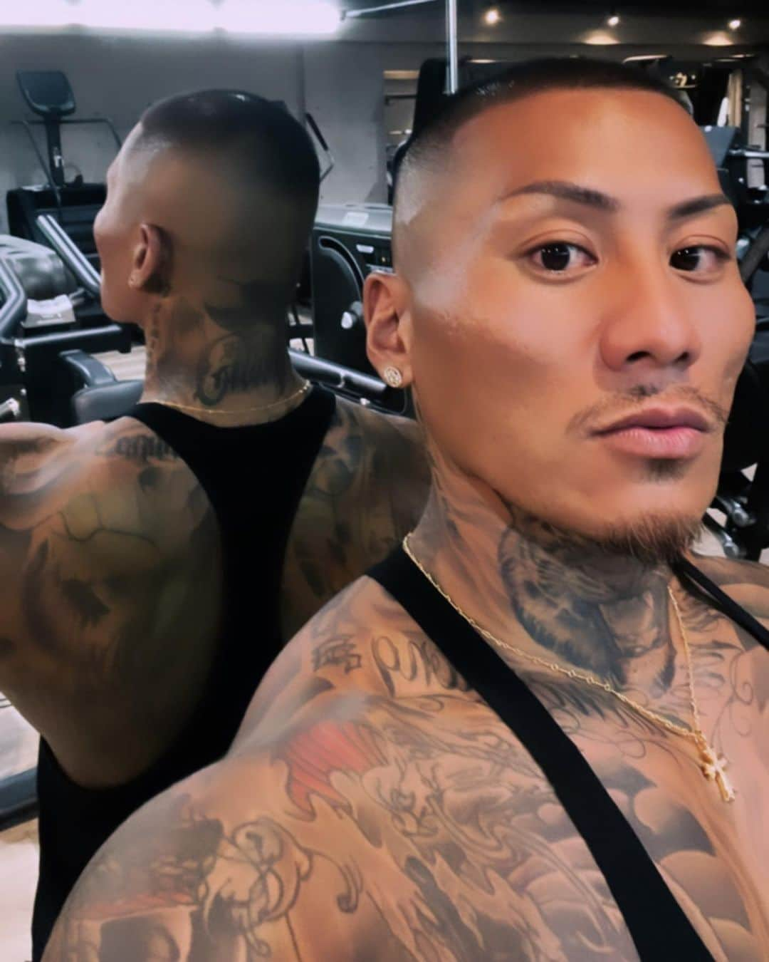 中村直輝さんのインスタグラム写真 - (中村直輝Instagram)「#tattoo#japanesetattoo#workout#fitness#gym#physique#bodybuilding#和彫#刺青  ART🎨な作品造り。」9月8日 21時32分 - _naokinakamura_