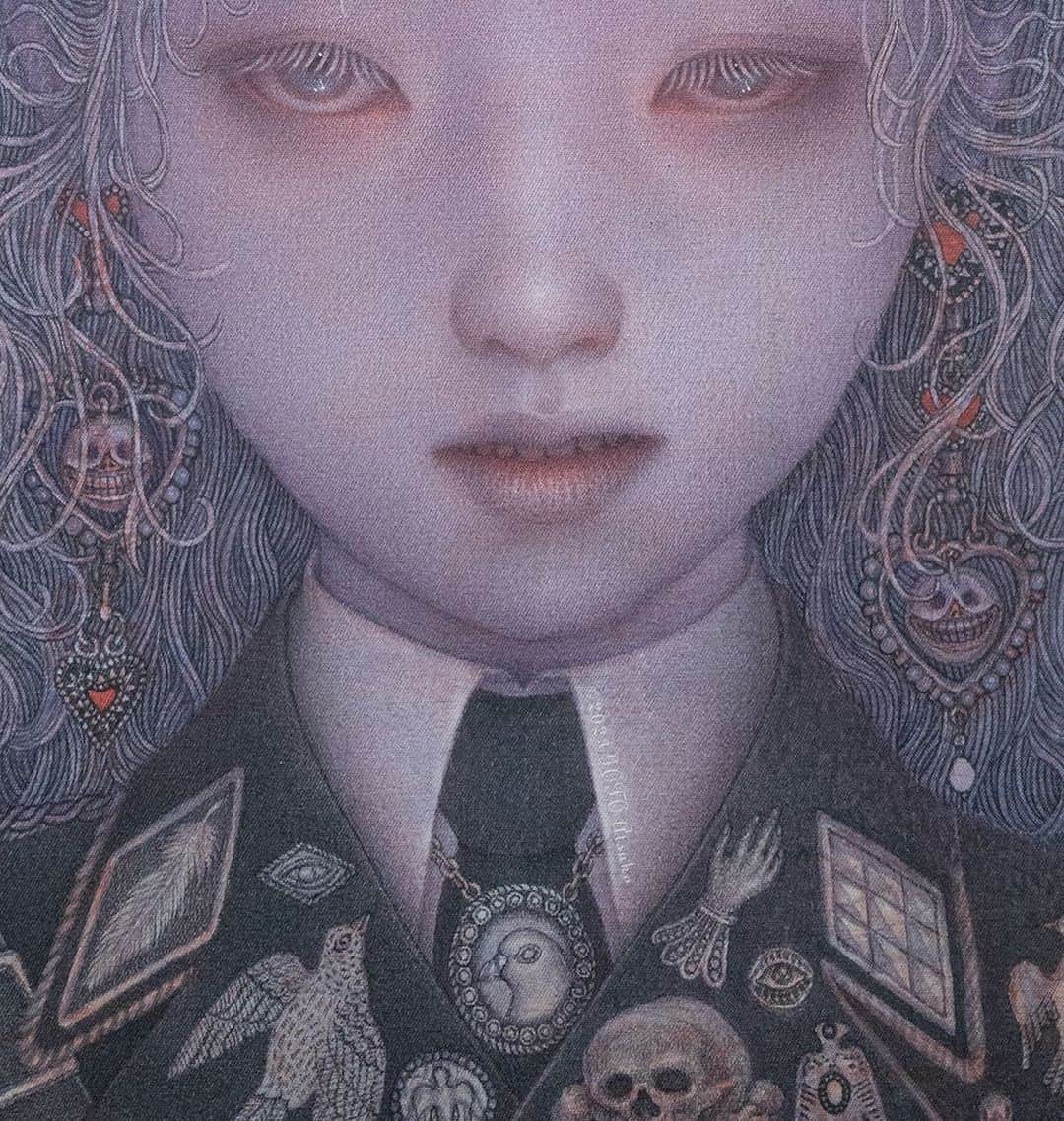 後藤温子 原画『告白』 みうらじろうギャラリー～少女たちの領域 2023出品作品 後藤温子 原画『告白』 みうらじろうギャラリー～少女たちの領域