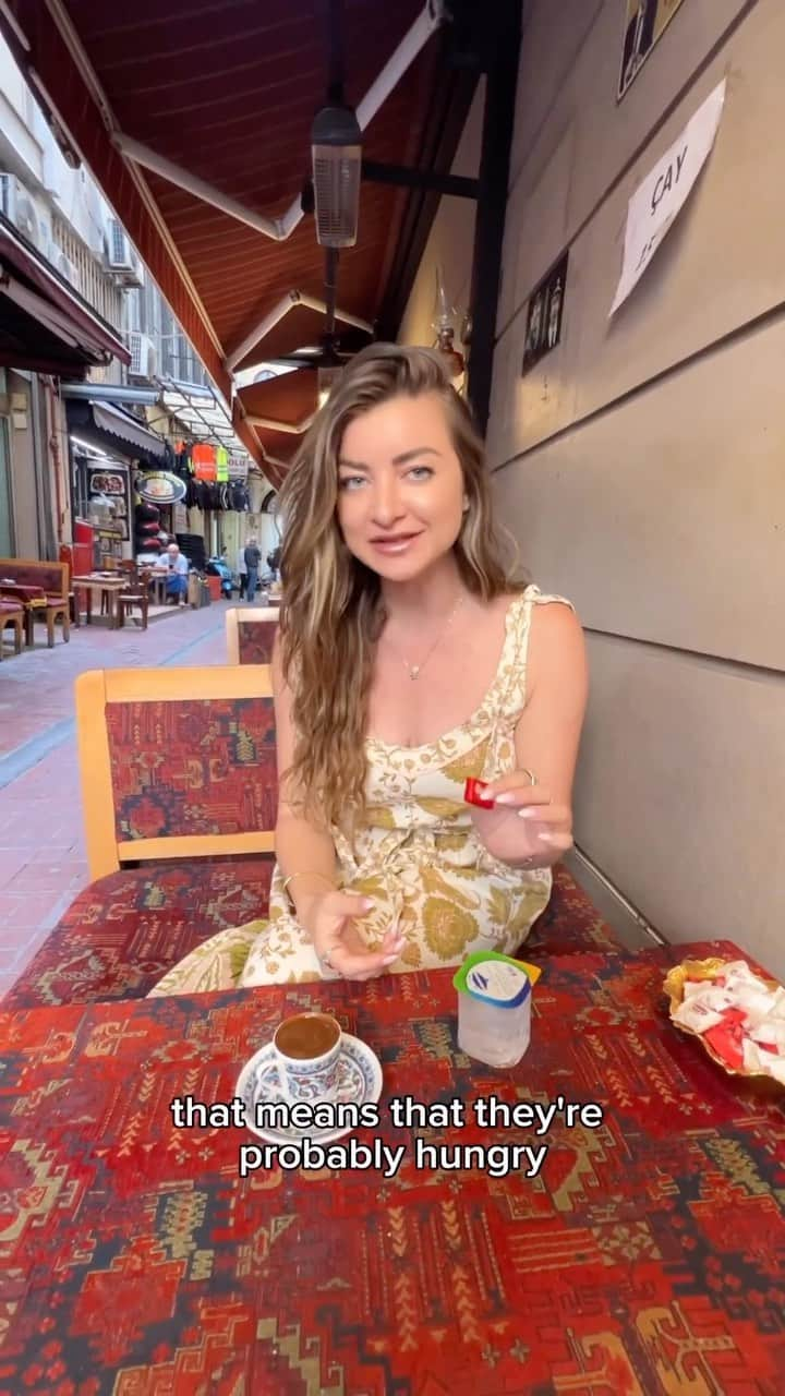 bestvacationsのインスタグラム：「☕️ @elona explains that for centuries, Turkish coffee has been served with water. Many people assume that the water is intended to cleanse the palate ☕️ ⁣ ⁣ But the myths surrounding this tradition are more fascinating 🤓⁣ ⁣ During the Ottoman era, when coffee was a relatively new drink, it doubled as a good place to hide poison. The technique of dipping a finger into the coffee and then into water, and observing how it dissolves, became a clever way to see if the coffee was poisoned 🪤⁣ ⁣ Another tradition, as explained by a local guide, revolves around hospitality. When a guest visited someone’s home, they were offered a cup of coffee and a dessert. If the guest ate the dessert first, it signified hunger. If they drank the coffee first, it meant they were not hungry. So instead of asking directly, there was this polite, indirect way of communicating hunger levels. The host would proceed to serve the guest food 🍽️⁣ ⁣ I don’t know which one of these is true but, what I do know is that Turkish coffee is a delicious and a vital part of local culture 😍⁣ ⁣ ⁣What’s an interesting tradition that you know?」