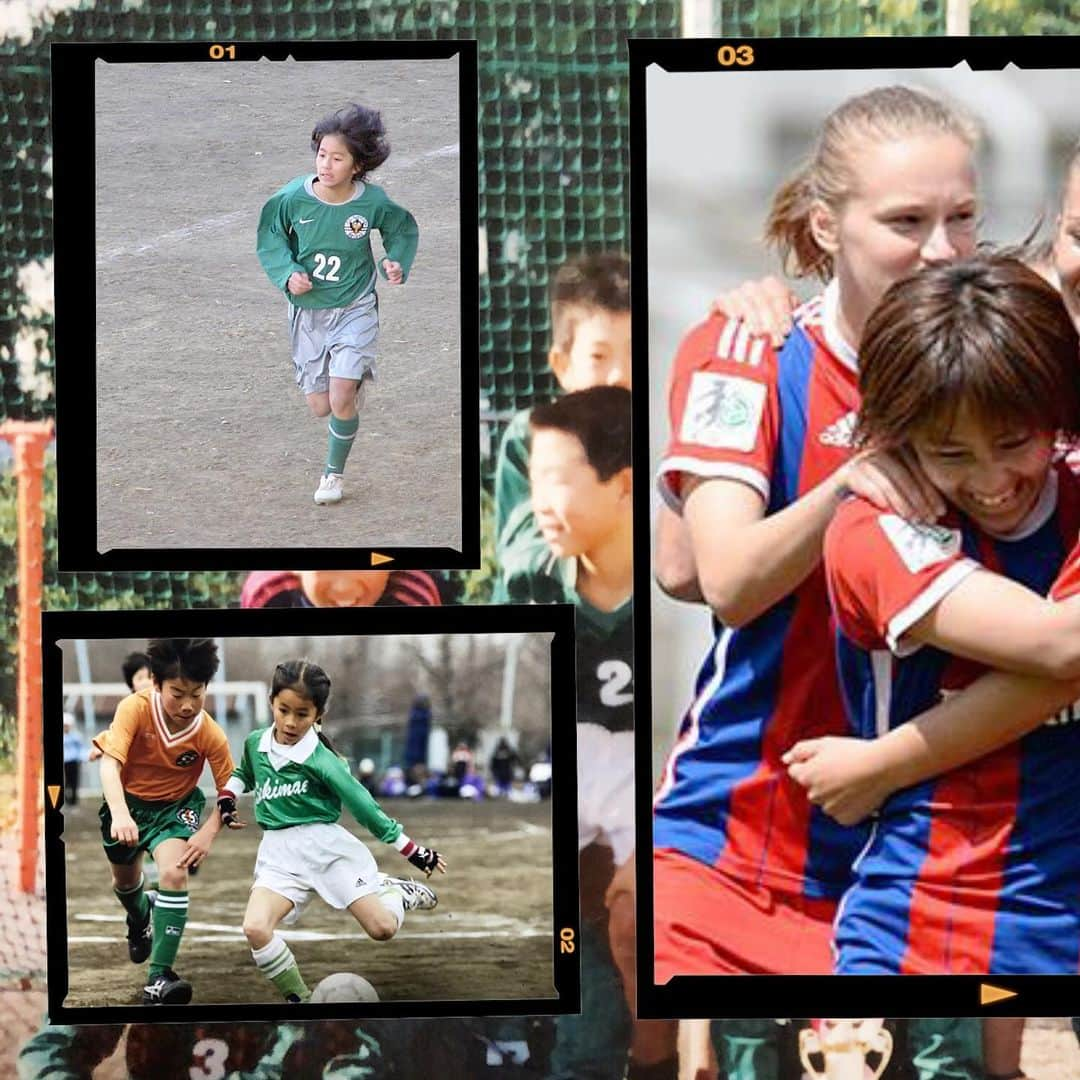 岩渕真奈のインスタグラム：「💚💙❤️💜🤍 ⁡ Thank you !!!!!  SEKIMAE SC @tokyo_beleza  @tsghoffenheimfrauen  @fcbfrauen  @inac_kobe_official  @avwfcofficial  @arsenalwfc  @spurswomen   ⁡ #岩渕真奈 ⁡」