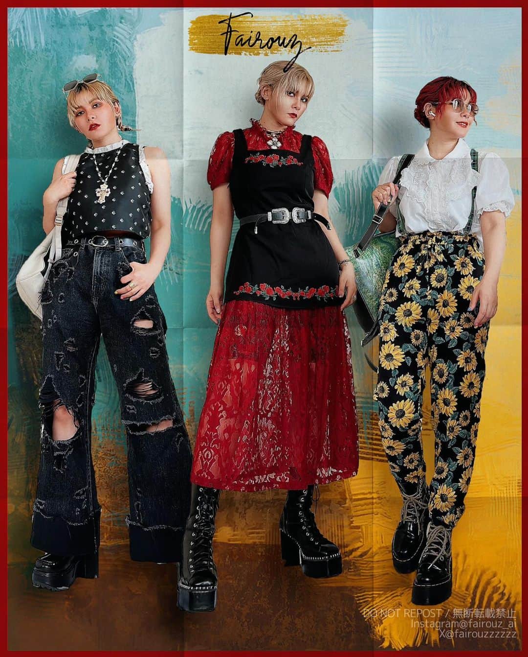 ファイルーズあいのインスタグラム：「ちょっと前の服❤️‍🔥❤️‍🔥❤️‍🔥  最近Netflixで配信中の韓国ドラマ『セレブリティ』を観ました！ 華やかなインフルエンサー界の闇を暴くサスペンス作品なんだけど、話の構成、人物描写の細かさ、ドロドロした人間関係や、嫌悪感を煽るお芝居、そのどれもが巧妙で最高だった！！😆 主人公が聡明で度胸あるから応援したくなるのも魅力👏🏻あと作中のファッションが最高！！ そして、この『セレブリティ』のオ・ミネ役といい『ザ・グローリー〜輝かしき復讐〜』のイ・サラ役といい、舩津丸葵さんの吹き替えのお芝居が良すぎる…上手く言えないけど、声が低くて圧がしっかりあるから、飄々としたお芝居をされるとそのギャップがたまらないし、ヒステリックに叫んだ時もすごく耳触りが良くて、ずっと聴いていたくなる不思議なお声…🥰  観終わってしまって早くもロス…… 改めて、SNS依存って怖いよねって思った作品🙏🏻 これからもわたしの好きなペースでやってくのでよろしくお願いします🤲  #fairouzai #ファイルーズあい」