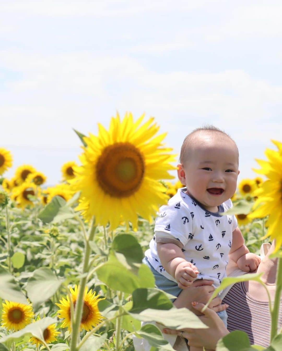 長澤愛さんのインスタグラム写真 - (長澤愛Instagram)「𓂃     #ひまわりの丘公園 🌻  息子とのショットたち📷 ˖⌖     𓂃  #ひまわり畑 #小野市 #🌻 #夏の思い出 #生後7ヶ月 #男の子ベビー #男の子ママ #2児ママ #赤ちゃんのいる生活 #赤ちゃんのいる暮らし #べびすたぐらむ」9月8日 22時43分 - mnm_11.7