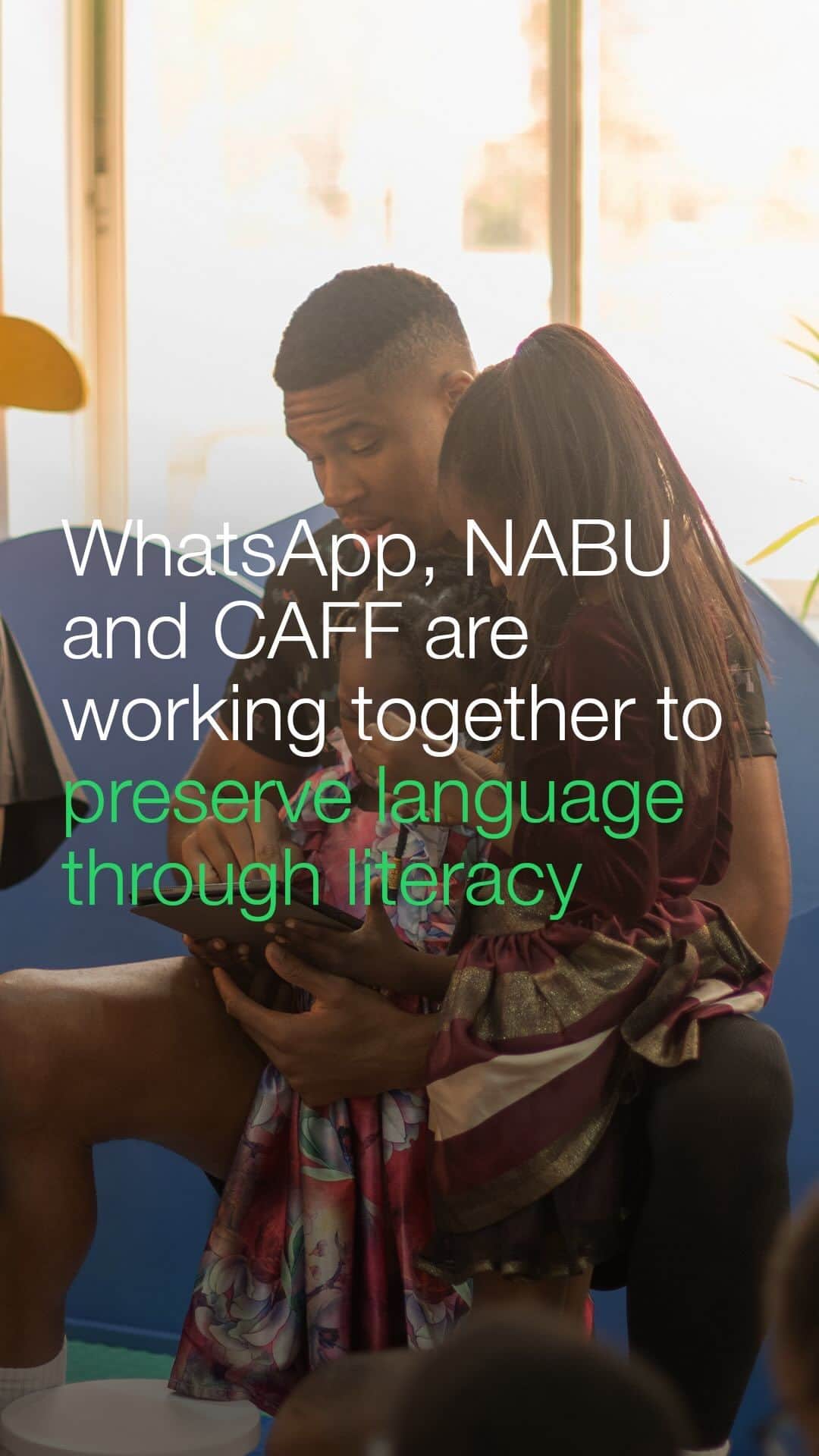 のインスタグラム：「We’ve always been proud of connecting people to the places they call home – it’s why we’re partnering with @giannis_an34, @caff.foundation and @nabuorg to help preserve, pass down and celebrate Nigerian culture. Together, on #InternationalLiteracyDay, we’re thrilled to help launch NABU Nigeria and share the first 20 children’s ebooks created by NABU’s local artists in Lagos. Every story is free on the NABU app. Download today and join us in preserving language and increasing literacy for the next generation. #TheresNoOneLikeUs」