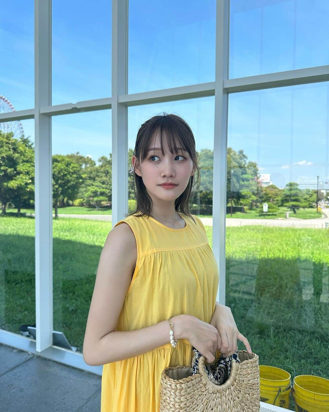 保﨑麗さんのインスタグラム写真 - (保﨑麗Instagram)「お気に入りのワンピース💛」9月8日 22時54分 - hozaki_rei