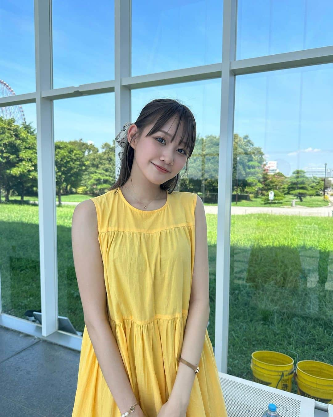 保﨑麗さんのインスタグラム写真 - (保﨑麗Instagram)「お気に入りのワンピース💛」9月8日 22時54分 - hozaki_rei