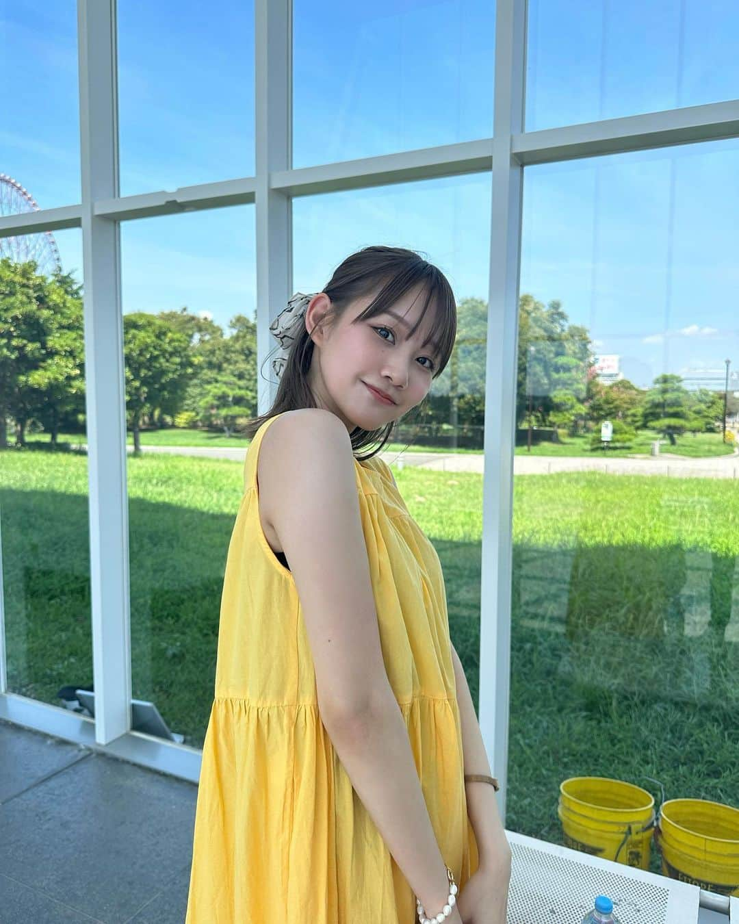 保﨑麗さんのインスタグラム写真 - (保﨑麗Instagram)「お気に入りのワンピース💛」9月8日 22時54分 - hozaki_rei