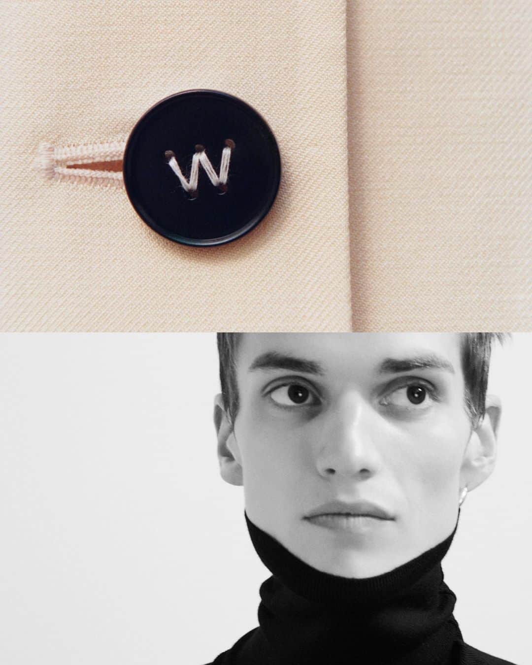 ジルサンダーのインスタグラム：「#JILSANDER  Wardrobe Collection  @chris.rhodes   #JilSanderbyLucieandLukeMeier」