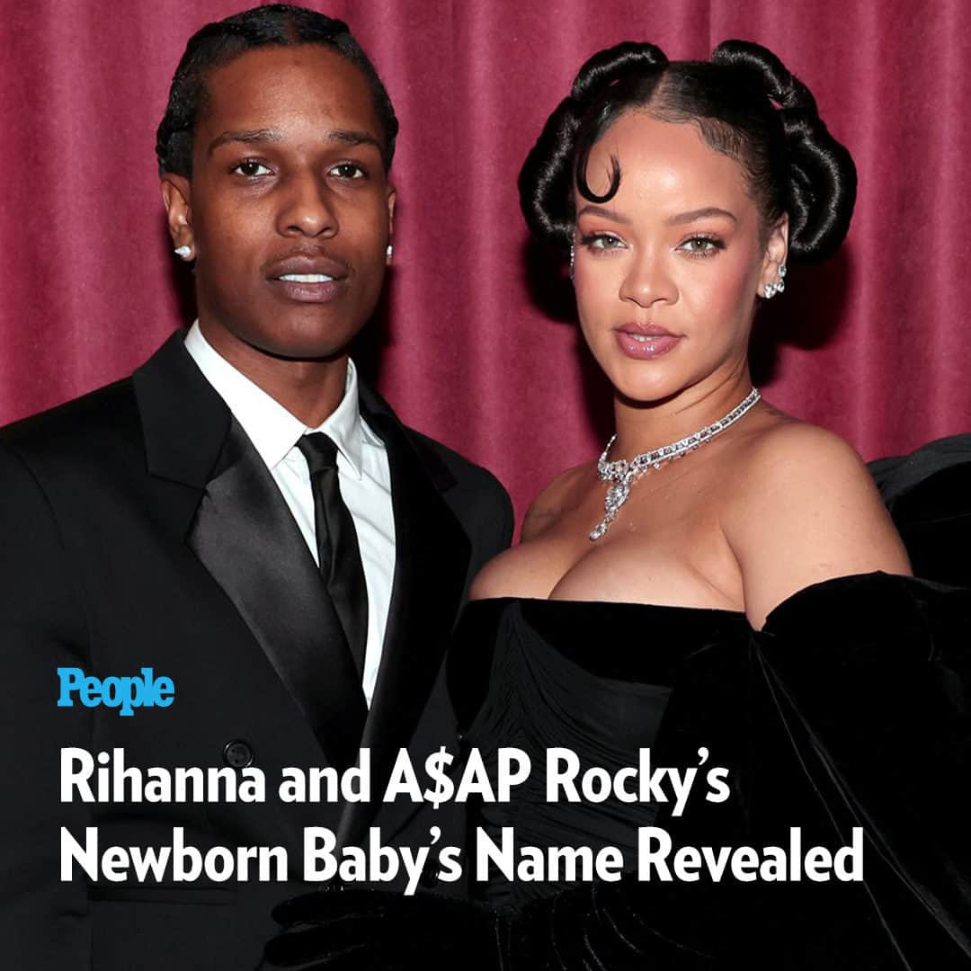 People Magazineさんのインスタグラム写真 - (People MagazineInstagram)「Rihanna and A$AP Rocky’s second baby boy's name is no longer a mystery.  The birth certificate, obtained by The Blast, reveals the couple reportedly named their newborn son Riot Rose Mayers. He was born on Aug. 1, 2023, according to the birth certificate, at Cedar Sinai Hospital in Los Angeles at 7:41 a.m.  It is the pair’s second baby name that starts with the letter “R,” and is a possible ode to a family of first names all beginning with the same letter. (Rocky’s legal name is Rakim Athelaston Mayers.) Read more at the link in our bio. | 📷: Getty」9月8日 23時42分 - people