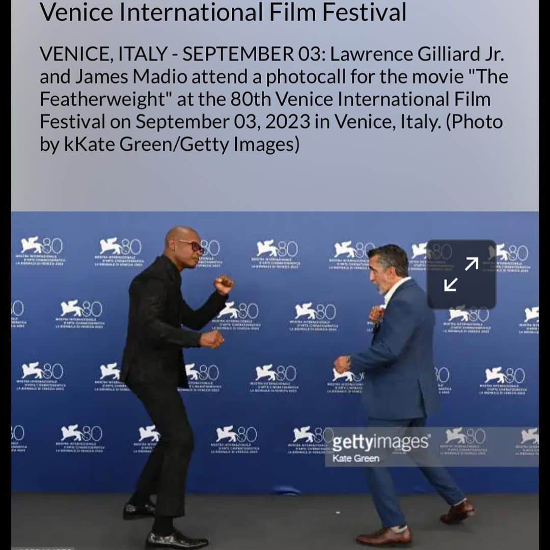 ラリー・ギリアード・Jrさんのインスタグラム写真 - (ラリー・ギリアード・JrInstagram)「10 long years in the making! ( Only about 4 weeks for me, including boxing training.) Very happy to have shared in celebrating this film, “The Featherweight.” @thefeatherweightfilm at the International Venice Film Festival! @venice.film.festival Thanks for the love!!! And special thanks and shout out to my homie @dirkroskam for the support! #myactorlife #lgjrlifestyle #lawrencegilliardjr #thefeatherweightmovie #boxing #veniceitaly @robertkolodny @_phlegm_fatale_ @jamesmadio @steveloff @prewarcinema @labiennale」9月8日 23時40分 - thereallgjr