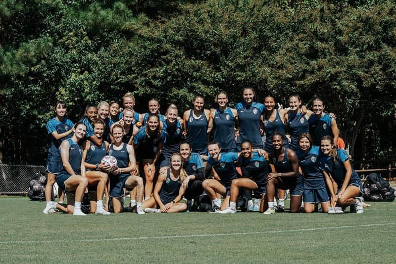 三浦成美さんのインスタグラム写真 - (三浦成美Instagram)「FINAL🔥  Don’t forget, someone is always working hard for the team. So team,each other, Let’s go courage 🔥💙 ローリーに住んでる方、是非スタジアムへ🤩 See you tomorrow! #nccourage  #nwsl」9月9日 9時34分 - miura_narumi17