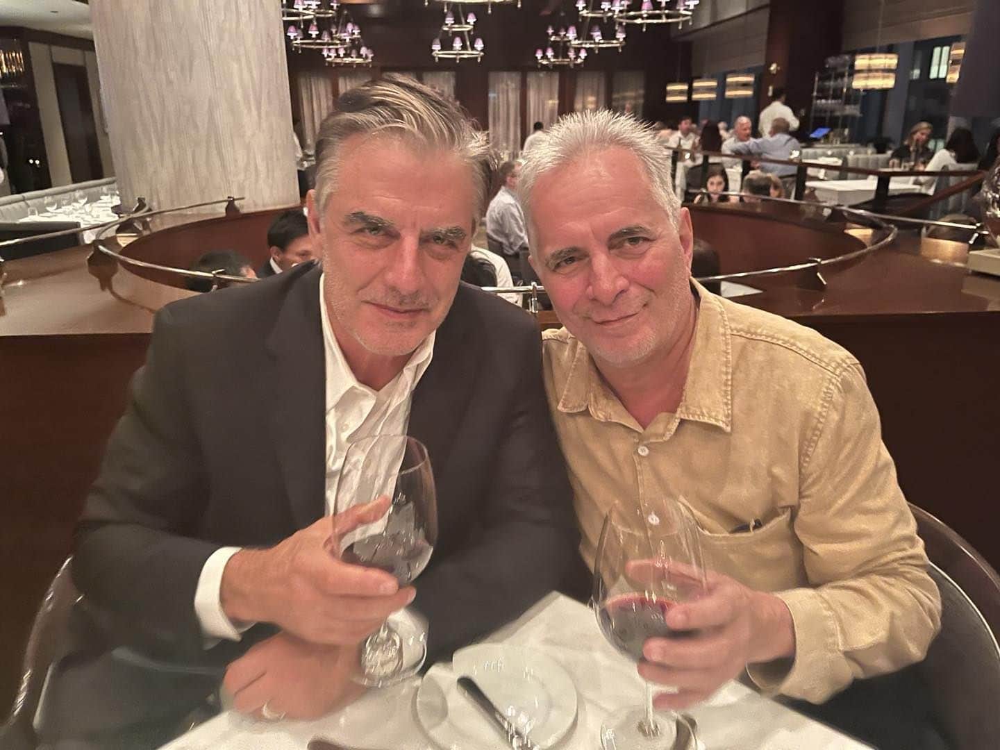 クリス・ノースのインスタグラム：「My friend and cardiologist Dr. Joe Platania- at @porterhouse_ny - he told me once in awhile you can have a steak. #porterhouseNY」