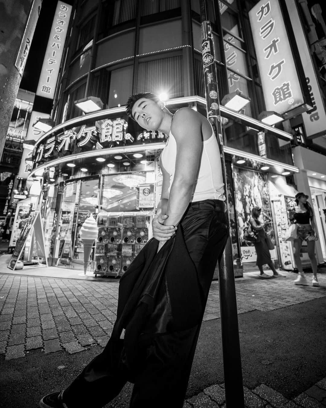 山中海輝さんのインスタグラム写真 - (山中海輝Instagram)「It was fun shooting with @_____ripley before get Sukiyaki✔︎ #shibuya  Arigato コヌ!!」9月9日 9時49分 - kaikiyamanaka