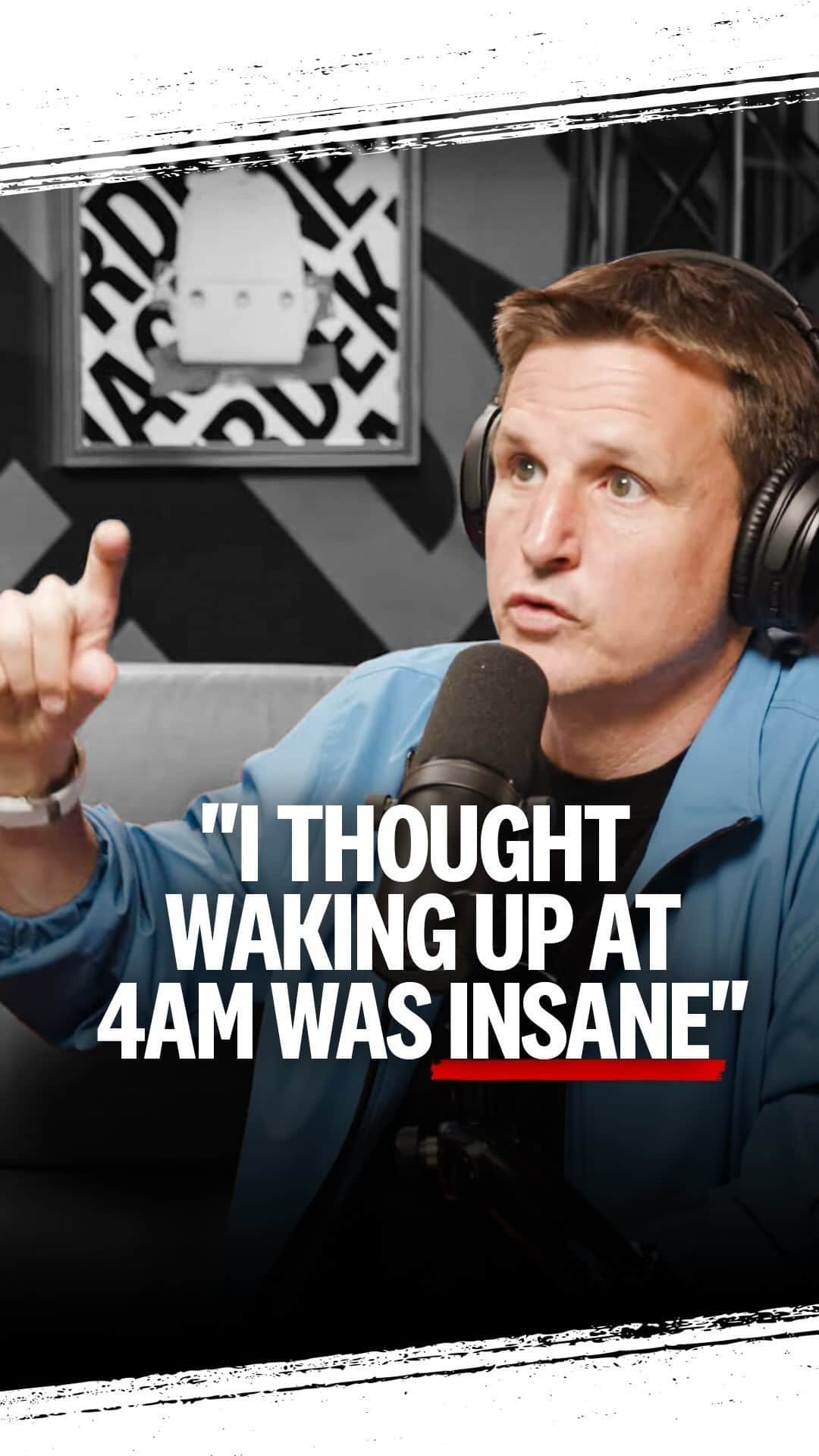 ロブ・ディアデックのインスタグラム：「Is waking up at 4AM too early?  What about 3AM?  One thing is certain — if you commit to waking up 1 hour earlier every day, you’ll feel more productive, organized and balanced.  #BuildWithRob Episode 44: “The benefits of waking up 1 hour earlier”」