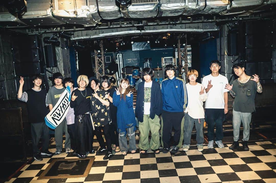 岩淵紗貴のインスタグラム：「ペルシカアリアありがとう！  本当可愛い弟みたいなバンド！  また一緒に熱いライブしよ！ ツアー頑張って🔥✨」