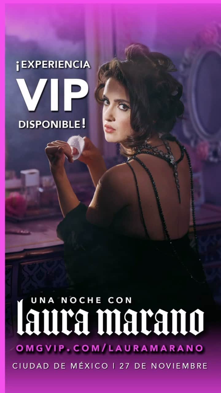 ローラ・マラノのインスタグラム：「¡¡¡Boletos a la venta ahora!!!!!   ¡El enlace en la biografía para más información sobre el evento!」