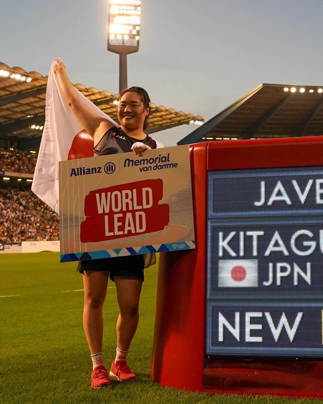 北口榛花さんのインスタグラム写真 - (北口榛花Instagram)「The Queen of World Javelin👑  #BrusselsDL 🇧🇪 #DiamondLeague 💎  📸 @danvernonphoto / @matthewquine for Diamond League AG」9月9日 4時04分 - giantbaby_paru