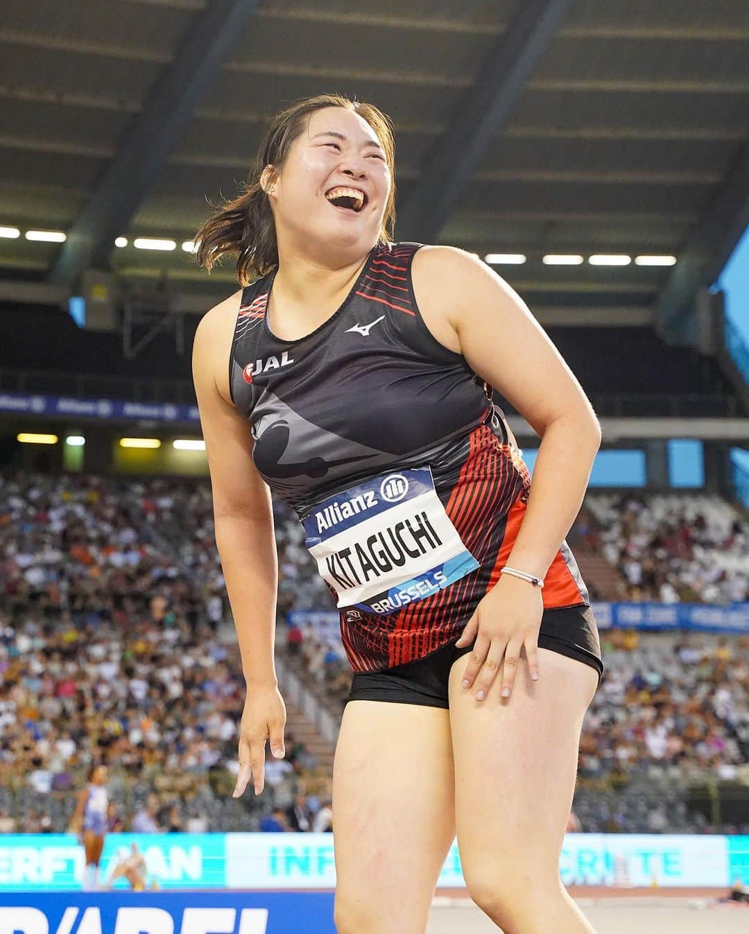 北口榛花さんのインスタグラム写真 - (北口榛花Instagram)「The Queen of World Javelin👑  #BrusselsDL 🇧🇪 #DiamondLeague 💎  📸 @danvernonphoto / @matthewquine for Diamond League AG」9月9日 4時04分 - giantbaby_paru