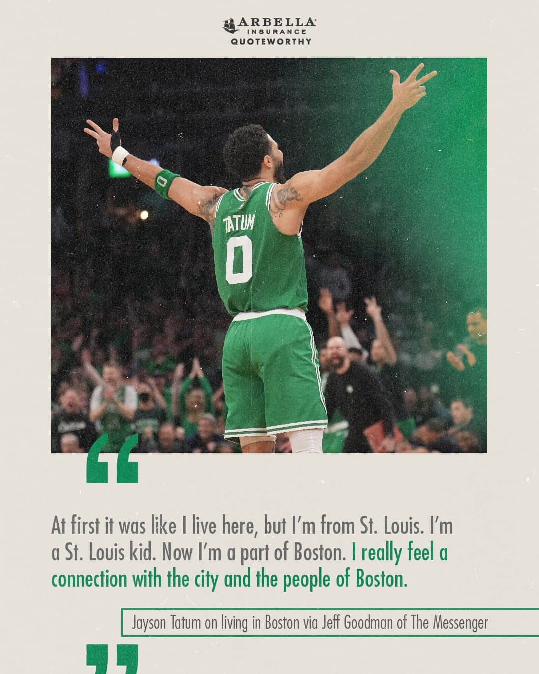 ボストン・セルティックスのインスタグラム：「Strong bonds built in Boston ☘️」