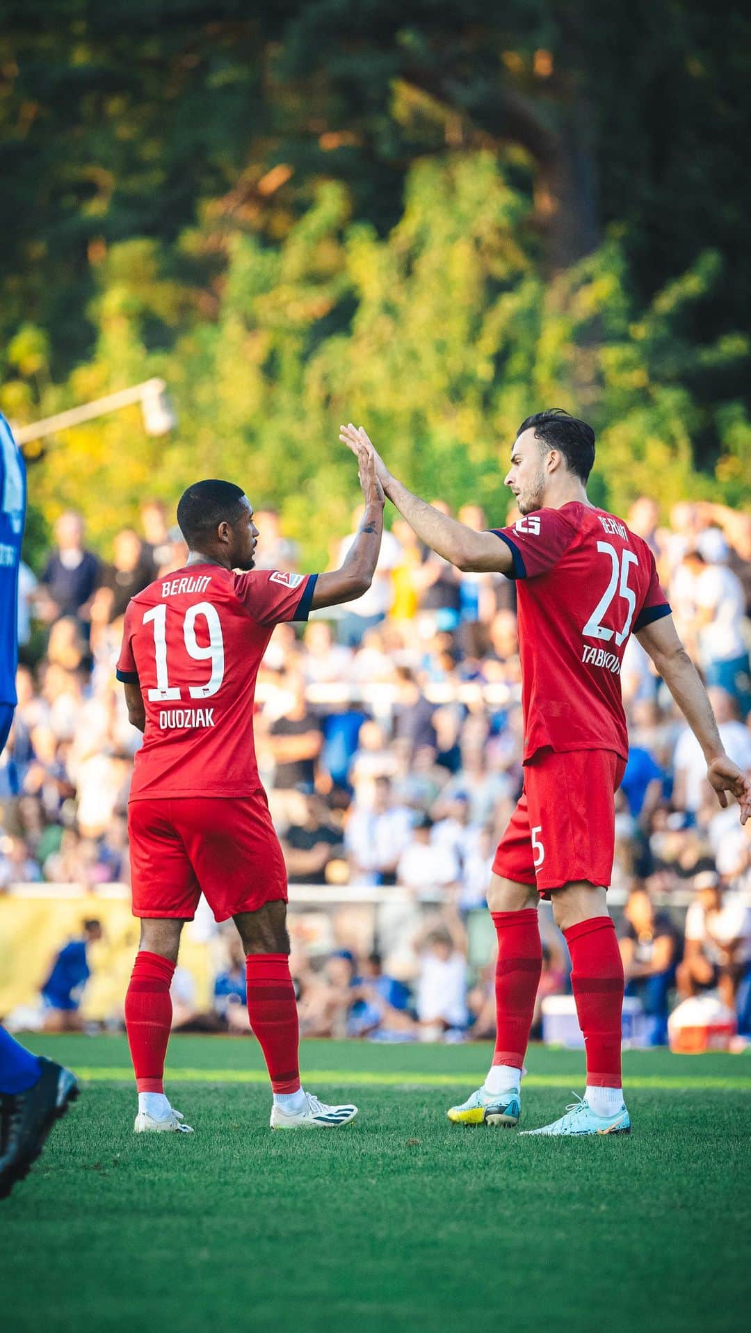 ヘルタ・ベルリンのインスタグラム：「Am Ende des Doppelpasses steht @_haristabakovic und macht das 3:1. 💪  #H03BSC #HaHoHe」