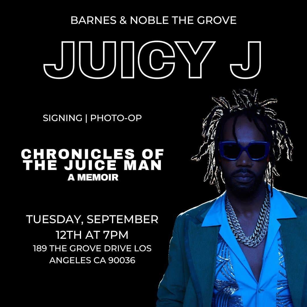 ジューシー・Jのインスタグラム：「My BOOK SIGNING EVENT  Barnes & Noble – The Grove Sept 12  at 7:00pm 189 The Grove Dr, Los Angeles, CA  PULL UP」