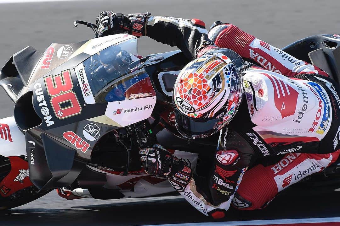 中上貴晶のインスタグラム：「Still much work to do, I’m going to push myself on track ✊🏼  #SanMarinoGP #MotoGP」