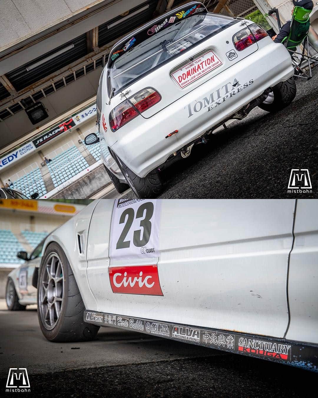 mistbahnさんのインスタグラム写真 - (mistbahnInstagram)「_ DOMINATION KEW PETRONAS 66 Honda EG6 CIVIC SiR _ 🚗: @naoki.tanaka66 📷: @mistbahn _ Shot on May-6 2023 🏁 "HONDA ONEMAKE CHAMPION CUP RACE 2022 Rd.2" organized by @zerofighterautocustom Central Circuit (Hyogo, Japan) _ JP) 2023年5月6日 セントラルサーキット、ゼロファイターさん( @zerofighterautocustom )主催「HONDA ONEMAKE CHAMPION CUP RACE 2022 Rd.2」で撮影。 _ #hondaonemakechampioncuprace #zerofighterautocustom #ホンダワンメイクチャンピオンカップレース #ホンダワンメイク #centralcircuit #セントラルサーキット #domination #ドミネーション #petronas #kew #金川エンジンワークス #kangawaengineworks #brushup_aw_osaka #brushupautoworks #civic #hondacivic #ホンダシビック #シビック #eg6 #egcivic #kanjo #kanjostyle #kanjoracer#kanjozoku #timeattack #timeattackjapan #bseries #b18 #hondasontrack」9月9日 6時45分 - mistbahn