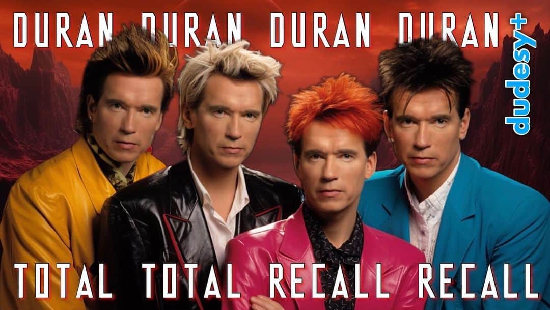ウィル・サッソのインスタグラム：「Our Total Total Recall Recall watch along is streaming now and forever only on Dudesy+ at patreon.com/dudesy!  In the synchronous tradition of The Wizard of Oz and Dark Side of the Moon, join Will and Chad as they view the 1990 classic, Total Recall, while listening to Duran Duran’s iconic first three albums.」