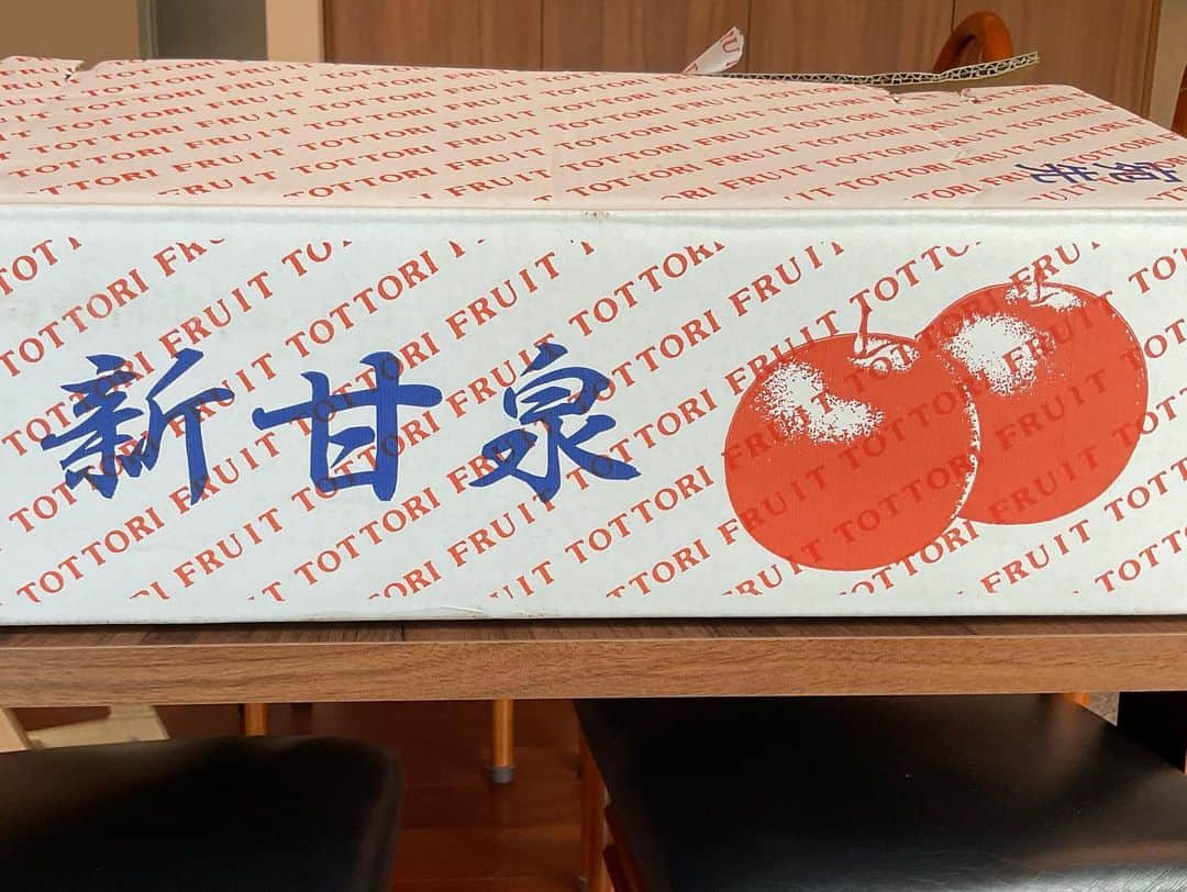 ヒロ寺平さんのインスタグラム写真 - (ヒロ寺平Instagram)「Juicy Pears  鳥取から梨が団体で届いた。 名前は「新甘泉」と電車っぽいが、ヤマト運輸のトラックで届いた。  サイズは4Lでつまり特大。 軸が全部下向きだったのは下部に溜まった甘味を全体に行き渡らせる為？  そんな生産者の知恵も味わいながら秋の味覚をシャキシャキと楽しむことにしよう。  #新甘泉 #ヒロ寺平 #ヒロT」9月9日 8時01分 - hiroteradaira