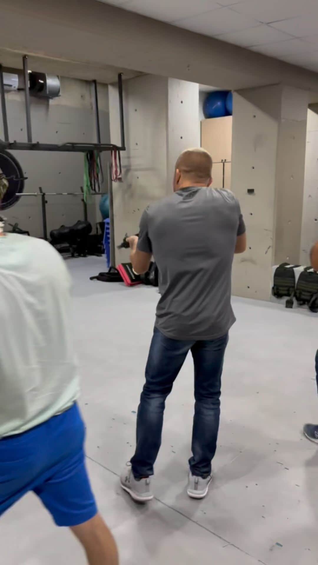 ジョルジュ・サンピエールのインスタグラム：「Today I did different types of training and realized that the best self-defense against a weapon is…….. Running!」