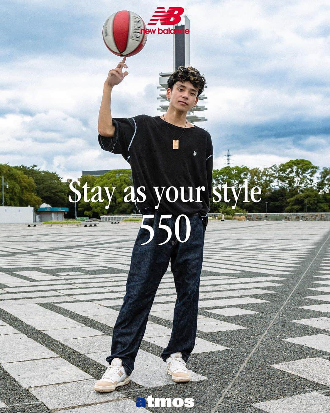 アトモスさんのインスタグラム写真 - (アトモスInstagram)「. "Stay as your style 550"  Free style basketballer Kengo ( @ken5_fsbb ) w/ BB550NEC  どんな時でも、自分のスタイルを崩さない。 どんな時でも、自分らしくあり続ける。 いつだってそのままでいい。  #atmos #NewBalance #stayasyourstyle550 #550」9月9日 19時56分 - atmos_japan
