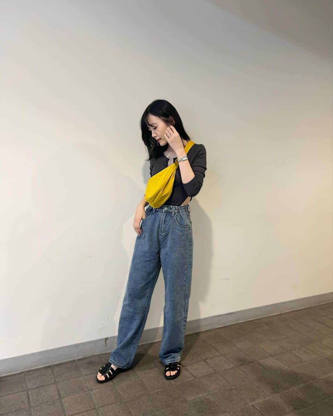 鈴木つく詩さんのインスタグラム写真 - (鈴木つく詩Instagram)「Today's fashion. #SHEIN #UNIQLO #fashion #codinate #hair #make #denim #life #mom #photography」9月9日 18時21分 - tsukushi__official