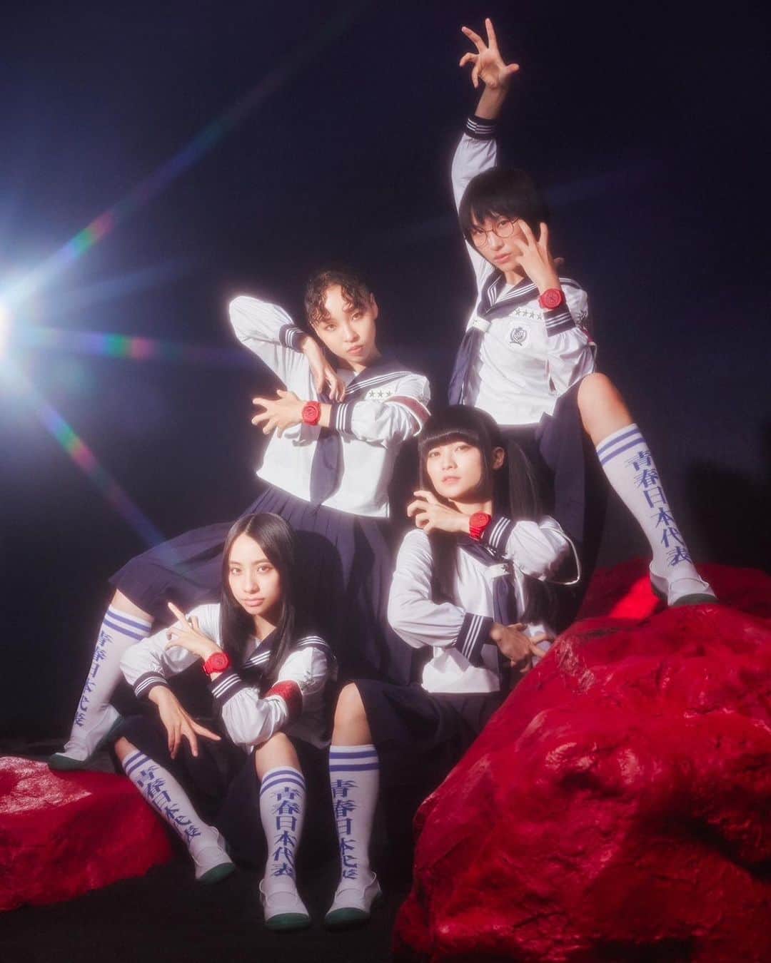 新しい学校のリーダーズのインスタグラム：「⌚️🔥🔥G-SHOCK Celebrates 40th Anniversary with 88rising with Pop-Up Tour Across Southeast Asia! We are very honored to be a part of this project. Please come and find AG! Singapore, Indonesia, Thailand, Philippines and Malaysia!   G-SHOCK 40周年を記念した東南アジアPOP UP ✨AG!も展示されます🔥  🔗gshock.casio.com/sg/thats-tough/rooted-in-toughness  CASIO G-SHOCK SINGAPORE @gshock_sg Production: Hyperion LA @hyperion.la Photographer: Lenne Chai @lenneigh Creative Director: Caroline Santee Hughes @officialhughes Agency: Gratitude New York @gratitudenewyork」