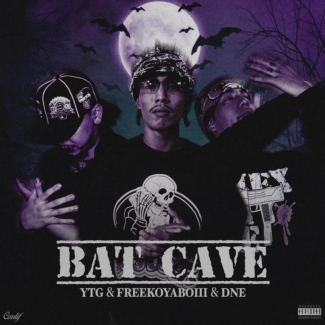 DJ TSUBASA a.k.a JAM from YENTOWN DJのインスタグラム：「YTG & FreekoyaBoiii & DNE 『BAT CAVE EP』 release date : 2023.09.09  -TRACK LIST- 1, BAT CAVE (prod. DJ JAM) 2, Trap house (prod. DJ JAM) 3, Wake up call (prod. LIL G & DJ JAM) 4, 追加幻覚 (prod. DJ JAM) 5,  Dirty South Flow (prod. LIL G) 6,  Warning feat. Yvngboi P (Prod. Homunculu$ & DJ JAM)  @ytg98  @freekoyaboiii  @dne_092」