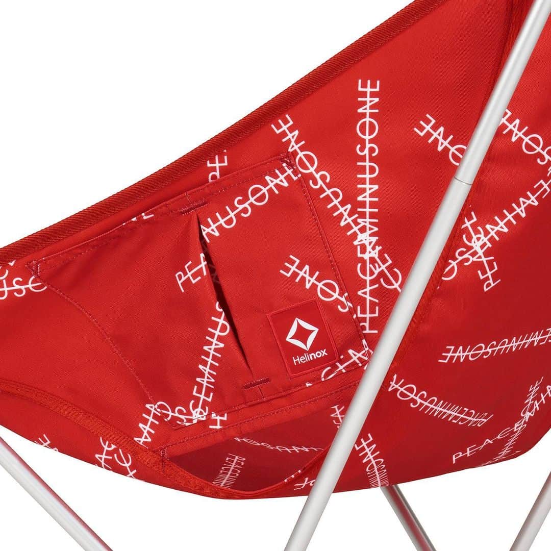 PEACEMINUSONEさんのインスタグラム写真 - (PEACEMINUSONEInstagram)「PMO® X Helinox Chair Two Red (JAPAN LIMITED)」9月9日 11時07分 - peaceminusonedotcom