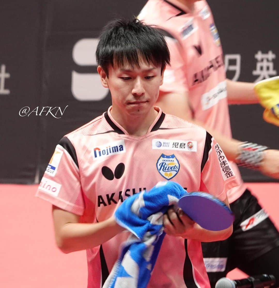 丹羽孝希のインスタグラム：「Pictures｜Regular Season｜2023-2024 Tleague  🏟️：代々木第二体育館　 📅：2023/8/29  #丹羽孝希 #丹羽くん #niwakoki #kokiniwa #tabletennis #卓球 #tleague #岡山リベッツ」