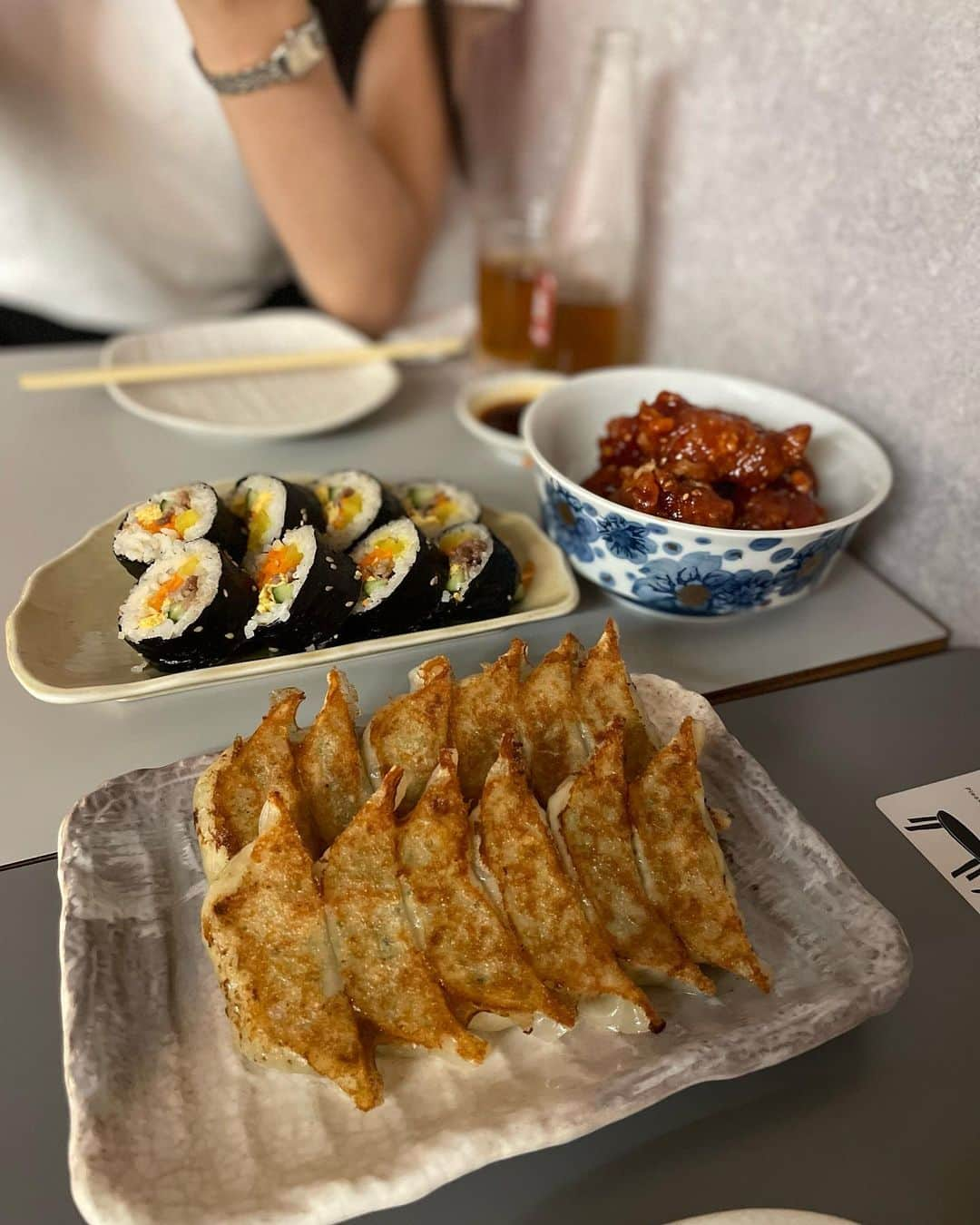 紺野栞のインスタグラム：「親友と🥟」