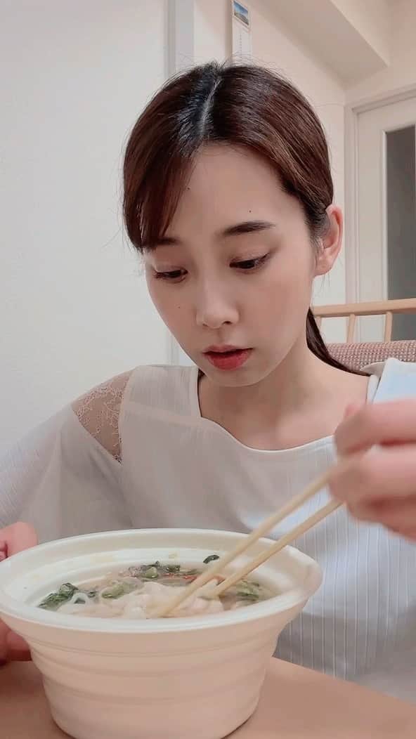 のインスタグラム：「ひとりごはん🍚フォー食べました  #フォー」