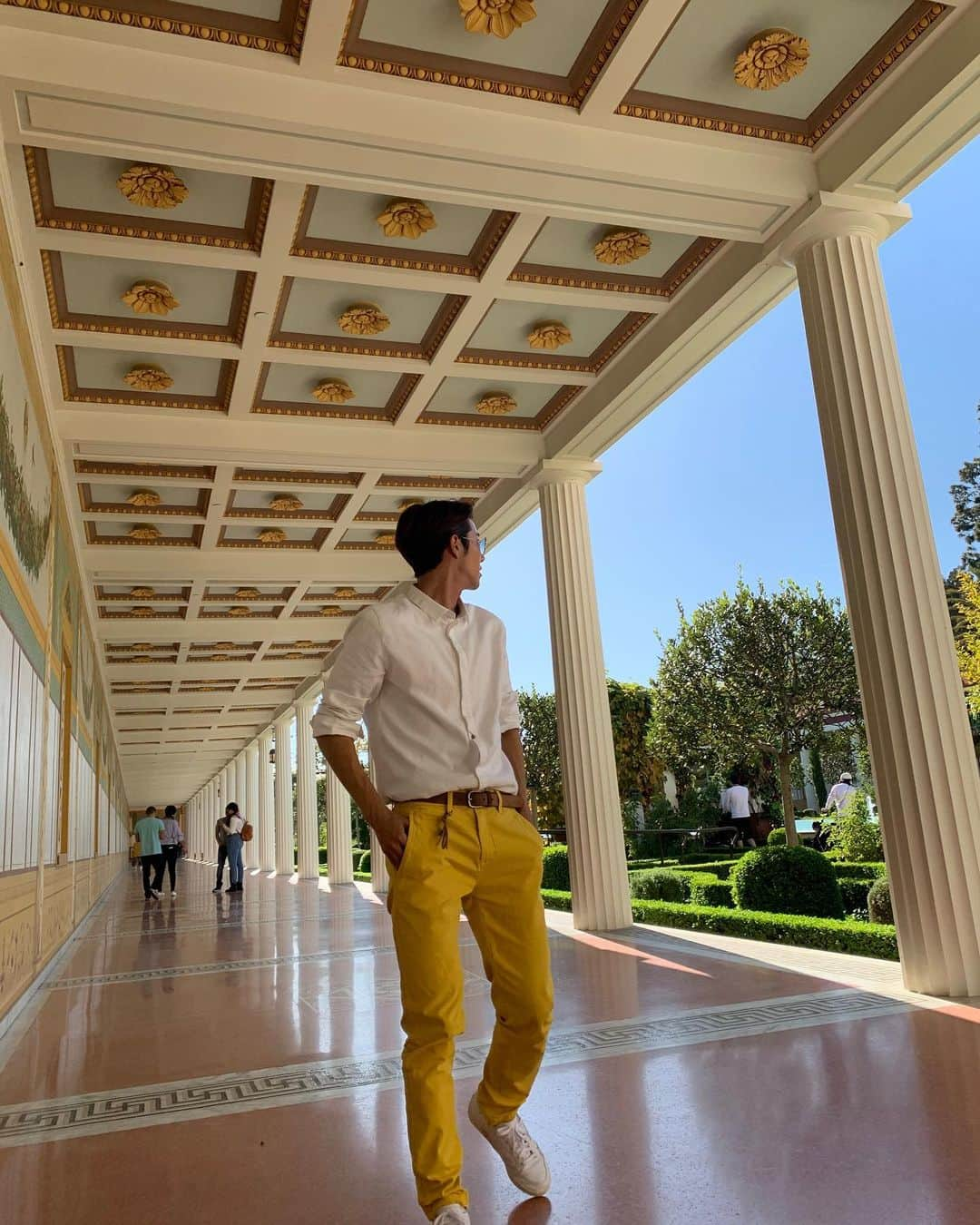 ファン・グァンヒのインスタグラム：「언제가도 좋은 Getty Villa museum✨」