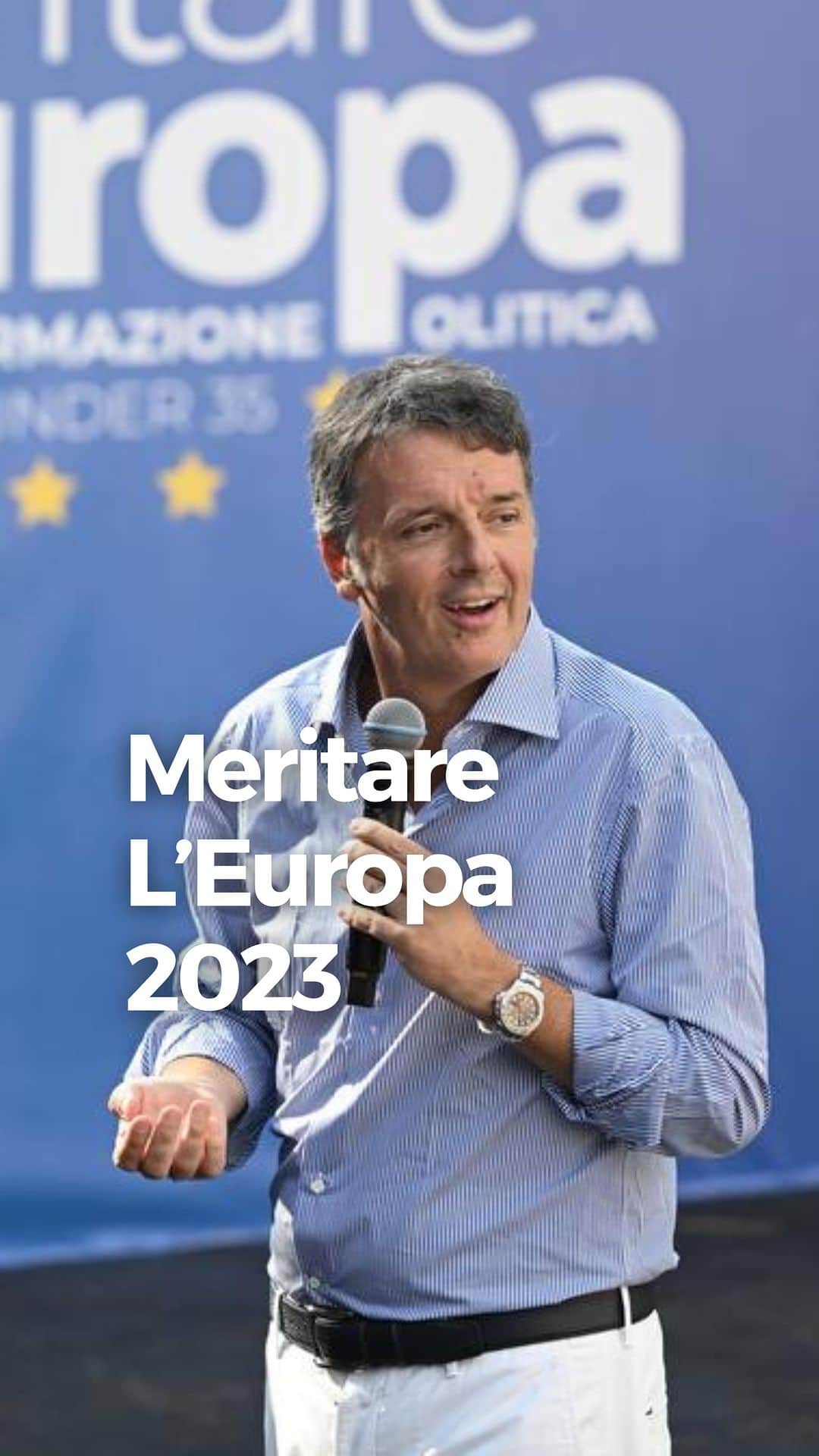 マッテオ・レンツィのインスタグラム：「In tanti dicono che ai giovani non interessa più la politica.  Poi passi 3 giorni a discuterne con questi ragazzi e ti si allarga il cuore.  #meritareleuropa2023」